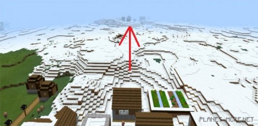 Сид Три деревни в снежном биоме